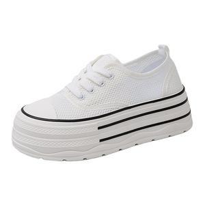 KLAOSD Женские белые дышащие устойчивые к истиранию скейтерские кеды, цвет White