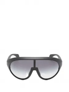 Солнцезащитные очки с монолитной оправой Moncler, черный