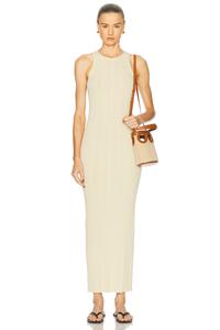 Seamless Rib Tank Платье Toteme, Oyster