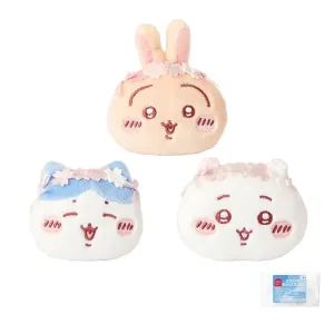 Плюшевый кулон Chiikawa Hachiware Usagi Cherry Blossom Season Badge Dolls высотой 3см MINISO
