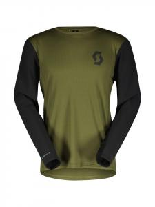 Рубашка M TRAIL VERTIC L/SL черного цвета SCOTT