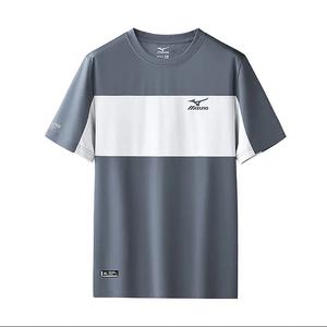 Футболка унисекс Mizuno, темно-серый/светло-серый