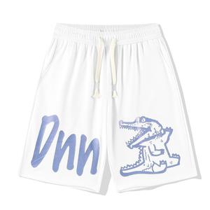 Повседневные шорты унисекс Dnnnnx, светло-зелёный хаки (в комплекте с фирменной футболкой в подарок)