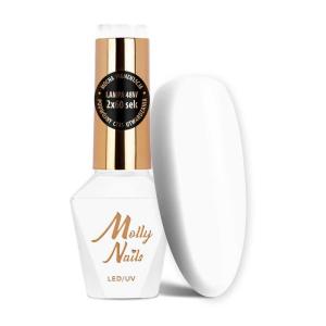 Molly Nails Hypnotise White HEMA/Di-HEMA Free 8 г гибридного лака для ногтей