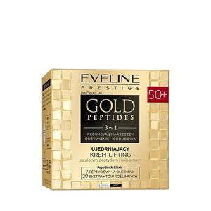 Укрепляющий крем-лифтинг 50+, 50мл Eveline Gold Peptides, Eveline Cosmetics