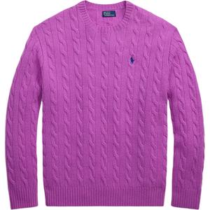 Свитер с вышитым логотипом Polo Ralph Lauren, фиолетовый