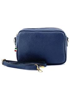 Сумка через плечо Florence, кожа, синяя, около 22 см Florence