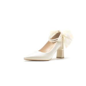 Женские туфли на высоком каблуке, абрикосового цвета Zubumei, Apricot