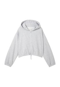 Толстовка, капюшон, кулиска, детская TOM TAILOR, цвет Light Stone