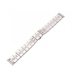 Ремешок Apple Совместимость Нержавеющая сталь Материал 163 мм Юй Цин, Все полосы - черный