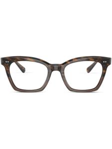 Очки Lelia Oliver Peoples, коричневый