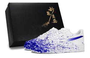 Nike Кроссовки Air Force 1 с низким верхом, противоскользящие, износостойкие, для скейтбординга, мужские, белые, синие