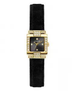 Женские аналоговые часы в черном и золотом тоне, 21 мм Guess