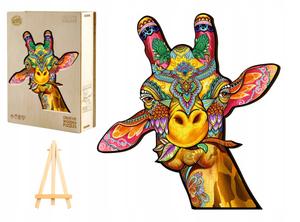 Деревянный Пазл Для Взрослых Большой 242 Деталей Жираф Деревянная Коробка Pasjo24