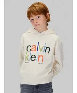 Толстовка Regular fit Calvin Klein Jeans, бежевый