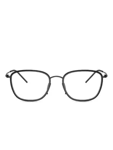 Очки в круглой оправе GIORGIO ARMANI, черный