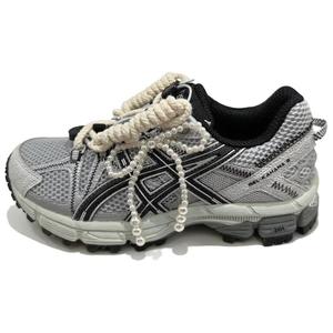 ASICS Женские кроссовки Gel Kahana 8 FL Non slip Lightweight Low top Casual беговые серебристо-серые