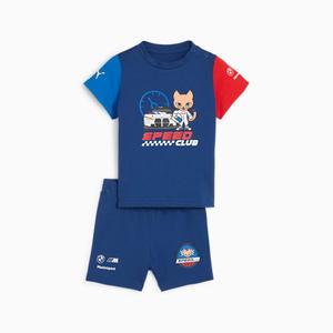 Комплект из 2 предметов: футболка и шорты для малышей Bmw M Motorsport Matching Sets Puma, синий