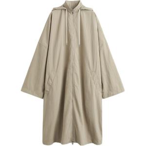 TOTEME Толстовка с капюшоном на молнии и кулиской, Desert