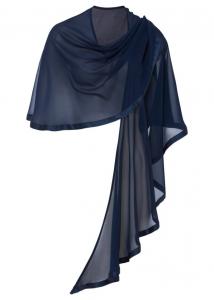 Пончо шаль Bpc Bonprix Collection, синий