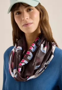 Шарф-Снуд loop mit folienprint Cecil, Braun