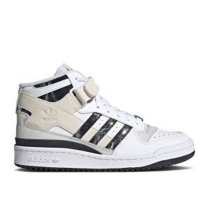 Кроссовки Adidas WMNS FORUM MID 'WHITE BLACK', белый