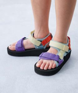 Спортивные сандалии с объемной подошвой и пушистым верхом, сандалии-туфли 25SS Devirock, цвет 003-Multi 1