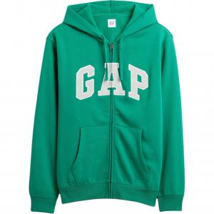 Толстовка унисекс с капюшоном, средней толщины GAP, зеленый