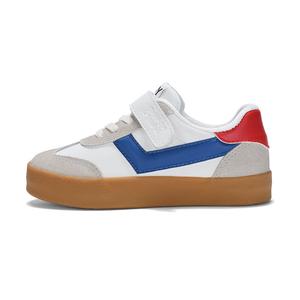 Детские кроссовки для скейтбординга Kids Low-top Белый/Синий/Красный Pony, белый