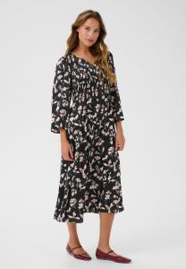 Платье Kaffe KAMAGDA, Black Light Purple Flowers/Blue