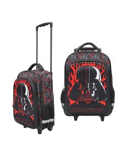 Рюкзак на колесах Star Wars Darth Vader 16 дюймов Bioworld, Black, red & gray