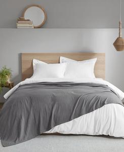 Марлевое одеяло, размер King Madison Park, цвет charcoal