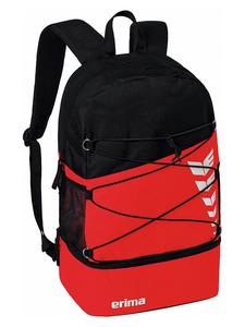 Erima Рюкзак "Six Wings" красно-черного цвета - (Ш)30 x (В)45 x (Г)18 см