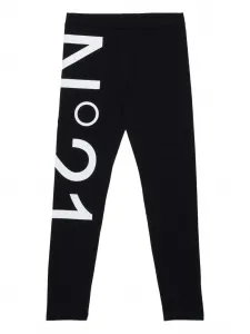 Леггинсы с логотипом Nº21 Kids, черный