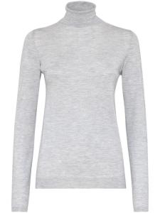 Brunello Cucinelli джемпер тонкой вязки, серый