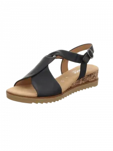 Сандалии на плоской подошве Gabor Comfort Sandaletten Bequem Abs Bis 40 Genua, цвет oceankorkts/honi