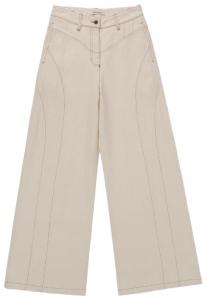 Брюки Honor The Gift Tailored Curved Pant 'Cream', кремовый