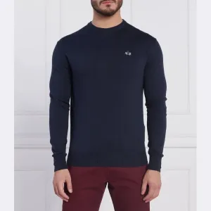 Свитер обычного кроя с добавлением шерсти La Martina, синий