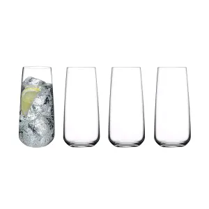 Стаканы для лонг-дринков Mirage, набор из 4 шт. Nude Glass, clear