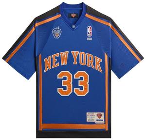 Футболка Kith For The New York Knicks Patrick Ewing Mesh Shirt, синий