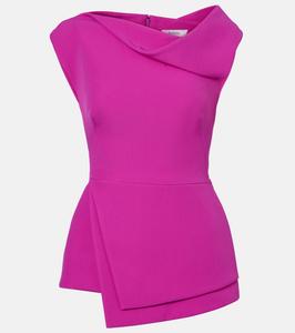 Фарра топ из плиссированного крепа Safiyaa, Pompeii