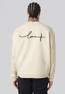 Толстовка FREQUENCY BACK EMBROIDERY UNISEX Mira Paris, кремовый