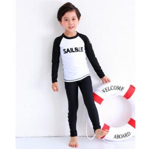 SBART SAILBEE детский купальник с длинными рукавами для мальчиков и девочек, детский купальник с разрезом, топ + брюки, S-5XL