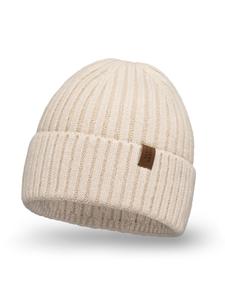 Шапка Vivisence 70104, экрю