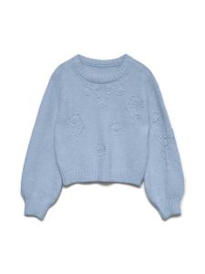 VERO MODA Свитер 'VMBlossom' в светло-голубом цвете