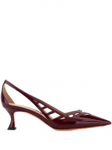 Туфли Stella 55 с вырезами Santoni, красный