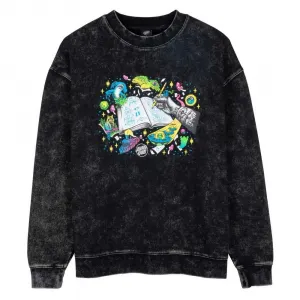 Толстовка Santa Cruz Crew winkowski vision front, черный