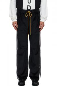 Rhude Черные велюровые спортивные брюки Mancino