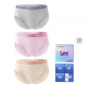 Классические трусы 101 для женщин упаковка 3 шт Lee, розовый