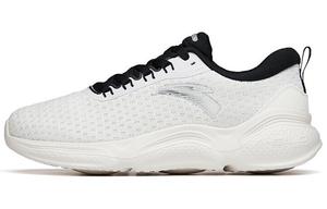 Кроссовки мужские с низким верхом цвета слоновой кости/светло-серебристо-серый/черный Anta